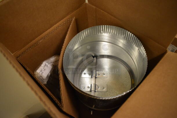 2 BRAND NEW IN BOX! Honeywel SPRD8 Static Pressure Regulating Round Damper. 8x8x10. 2 Times Your Bid! (north basement 004) - Image 2 of 4