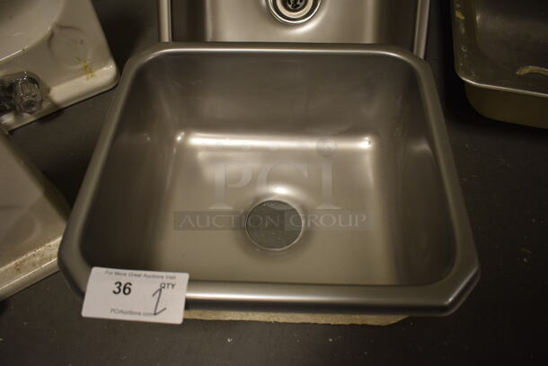 2 Metal Single Bay Drop In Sink. 18x16x8, 18x16x11. 2 Times Your Bid! (room 102) - Image 2 of 4