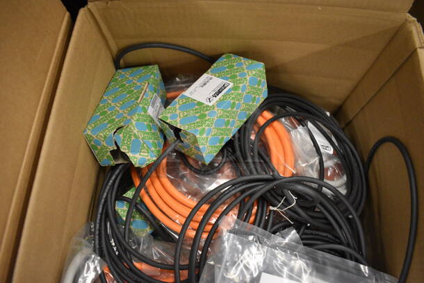 ALL ONE MONEY! Lot of 2 Boxes of Various Items Including Wires! (south basement 019) - Image 7 of 7