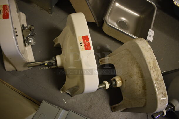 4 White Ceramic Single Bay Sinks. Includes 18.5x17x8. 4 Times Your Bid! (room 102) - Image 6 of 6