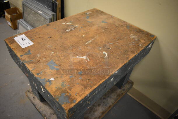 Wooden Dolly on Casters. 18x24x22. (north basement 004) - Image 3 of 4