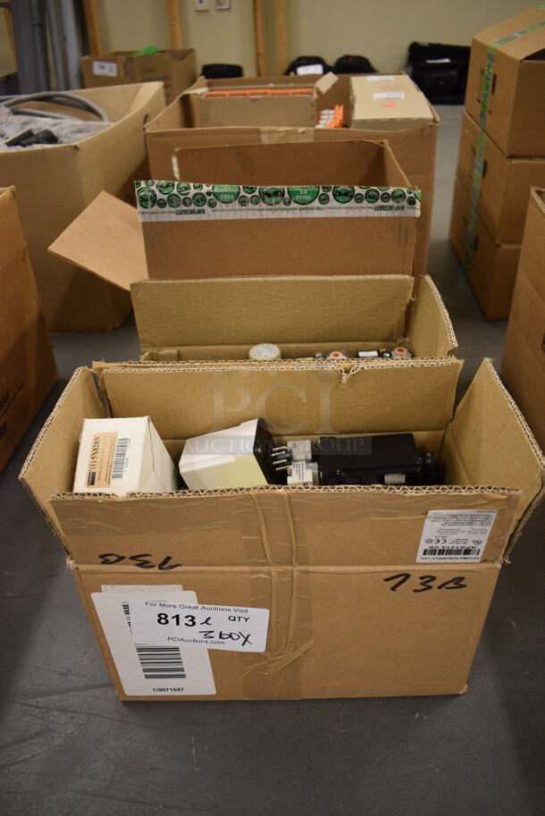 ALL ONE MONEY! Lot of 3 Boxes of Various Items Including Pneumatic Time Delay! (south basement 019) - Image 7 of 7
