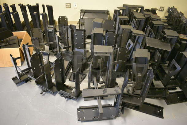 ALL ONE MONEY! Lot of Various Black Metal Pieces for Computers Including Tower Desk Attachments! BUYER MUST REMOVE: Give Yourself Ample Time To Remove This Item on Pick Up Day. (room 104) - Image 3 of 10