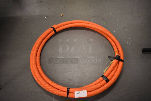 Orange Hose. (south basement 017)