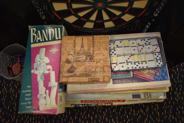 ALL ONE MONEY! Lot of Various Items Including Dart Board, Chess and Monopoly! (room 204) - Image 3 of 5