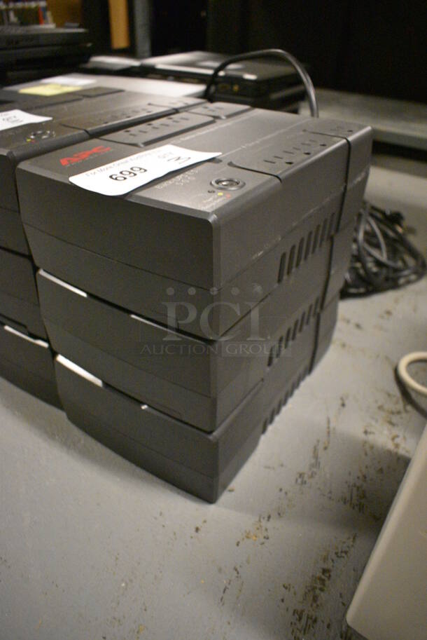3 APC Back UPS ES 500 Uninterruptible Power Supply. 7x10.5x3.5. 3 Times Your Bid! (south basement 012) - Image 2 of 3