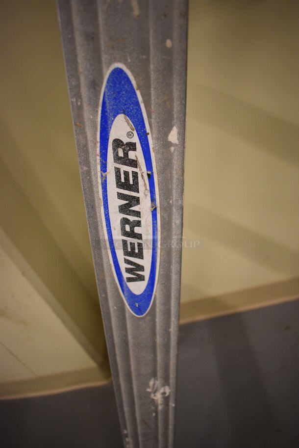 Werner 6' Metal A Frame Ladder. (north basement 004) - Image 5 of 5
