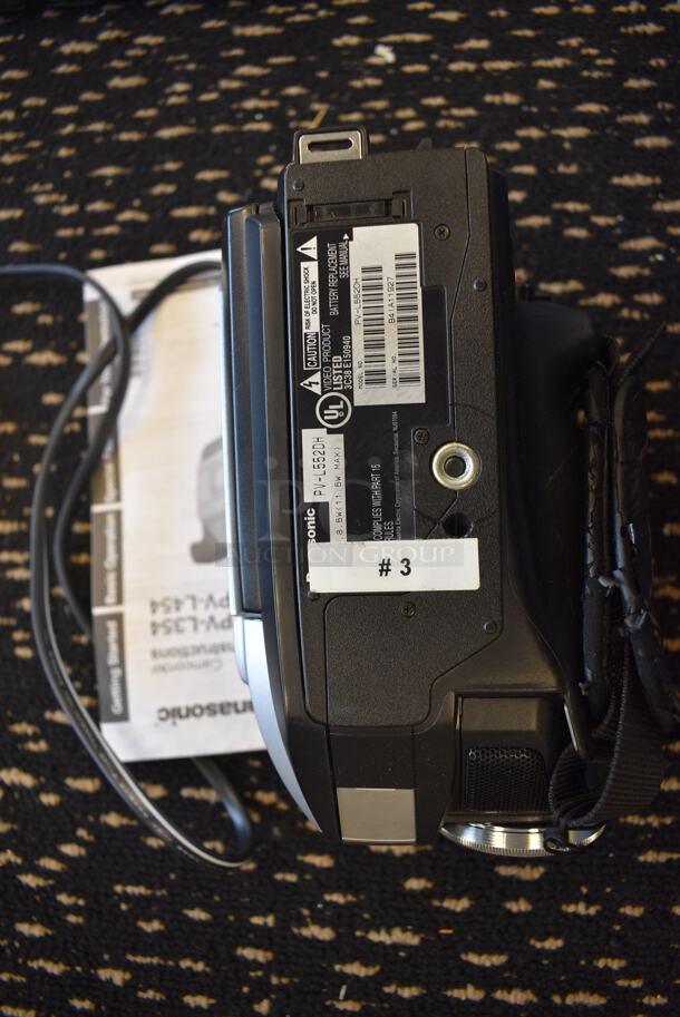 Panasonic Palmcorder. 5x7x4.5. (room 204) - Image 5 of 6