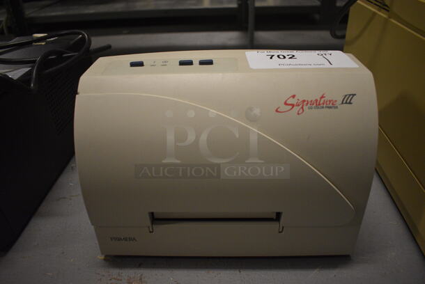 Signature III CD Color Printer. 10.5x10.5x8. (south basement 012)