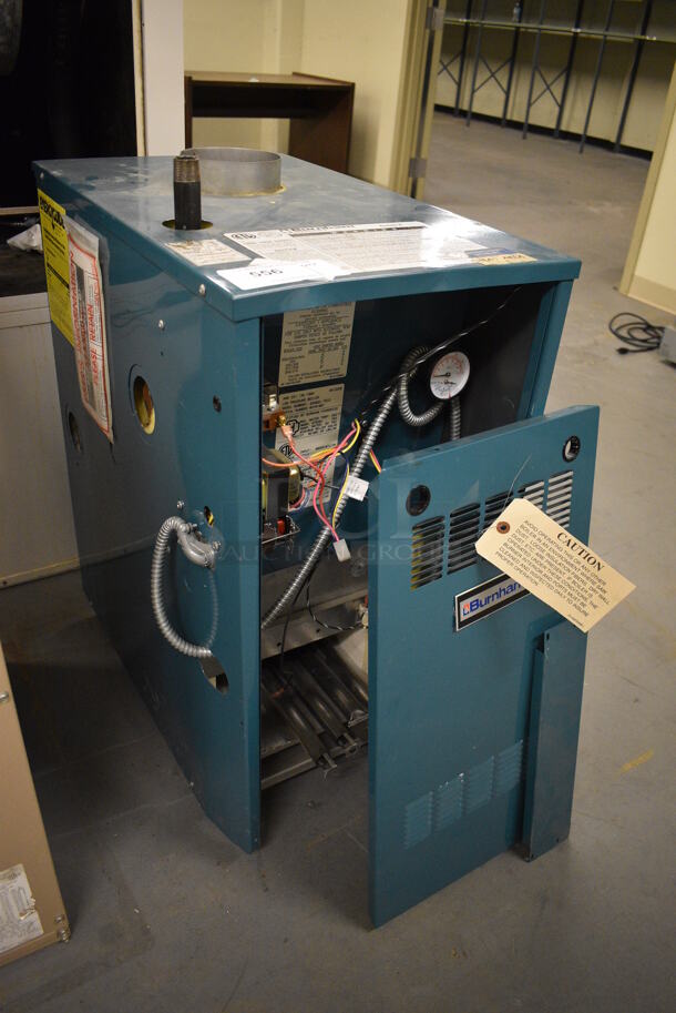 Burnham Model 204NCL-TEI2 Metal Low Pressure Boiler. 15x25x31. (north basement 004) - Image 2 of 6