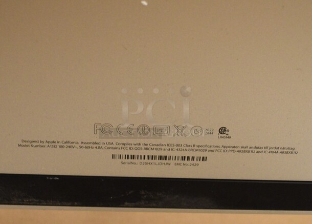5 IN ORIGINAL BOX! Apple Model A1312 27" All In One Computers. Units Have Been Lightly Used! 5 Times Your Bid! (south basement 019) - Image 5 of 11