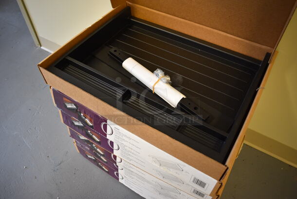 6 BRAND NEW IN BOX! O Sullivan Black Reversible Pencil Keyboard Drawer. 20.5x15.5x3. 6 Times Your Bid! (room 104) - Image 3 of 6