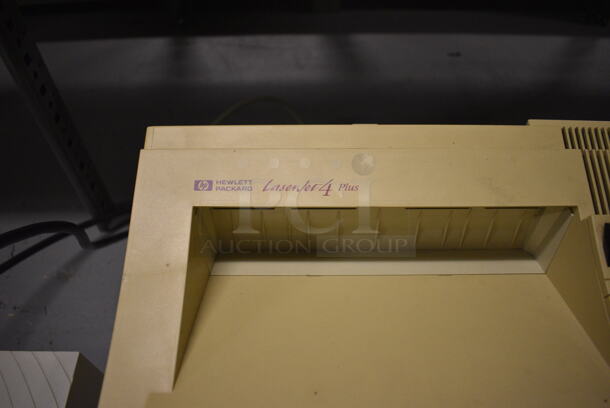 HP LaserJet 4 Plus Countertop Printer. 16x16x12. (south basement 012) - Image 2 of 4