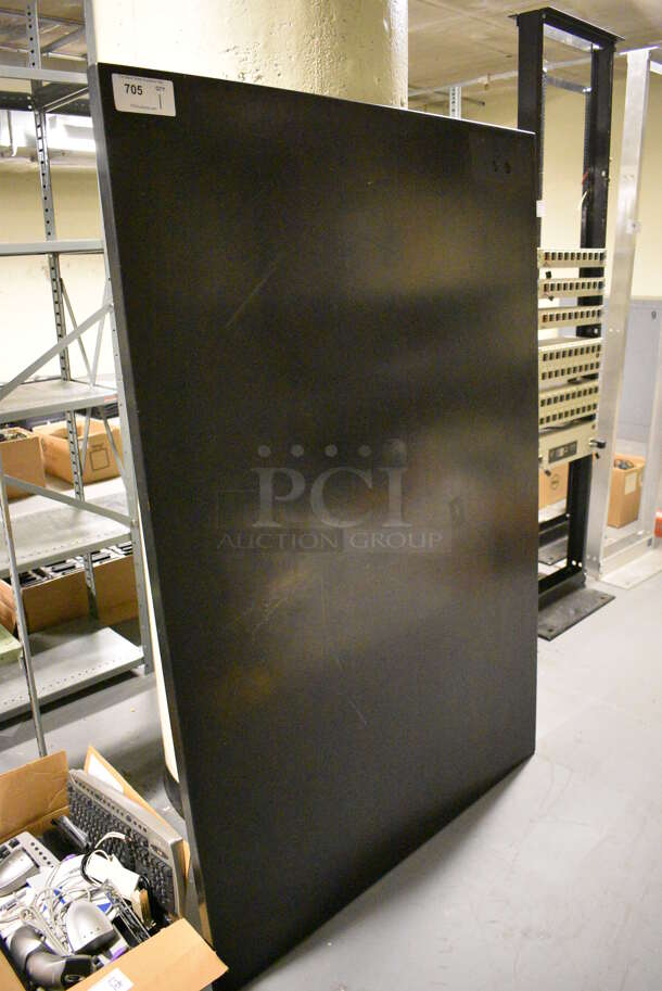 Black Plank. 45x1x66. (south basement 012)