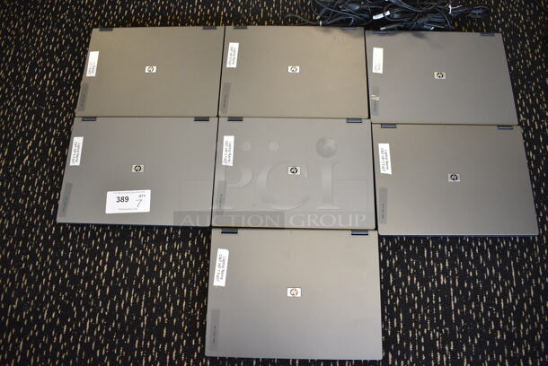 7 HP Compass 6715b 15.5" Laptops. 7 Times Your Bid! (room 204) - Image 9 of 11