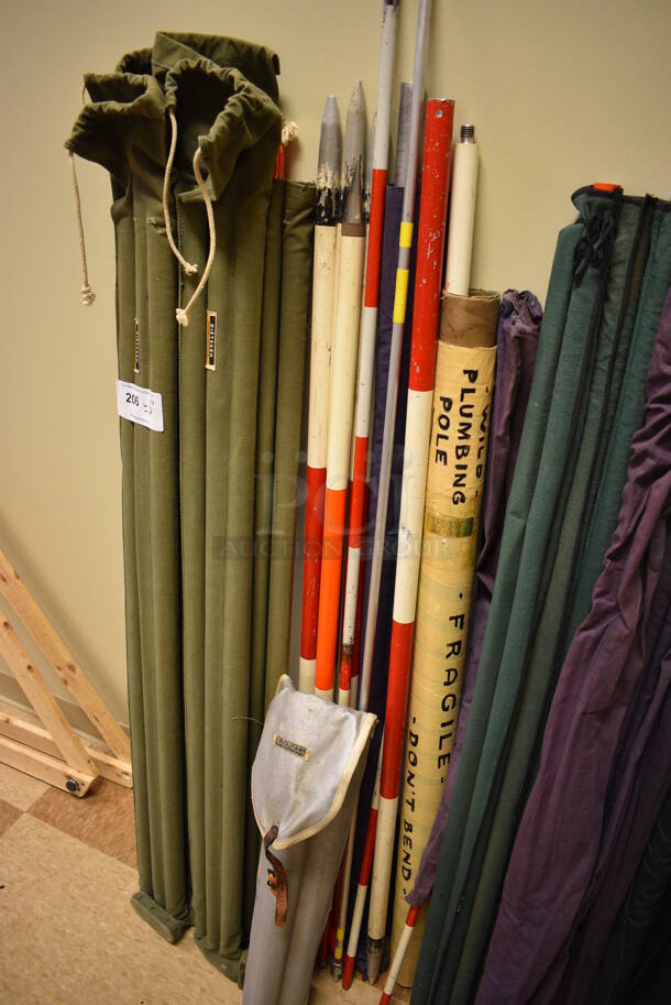 10 Various Poles for Surveying. Includes 52". 10 Times Your Bid! (room 122) - Image 3 of 7