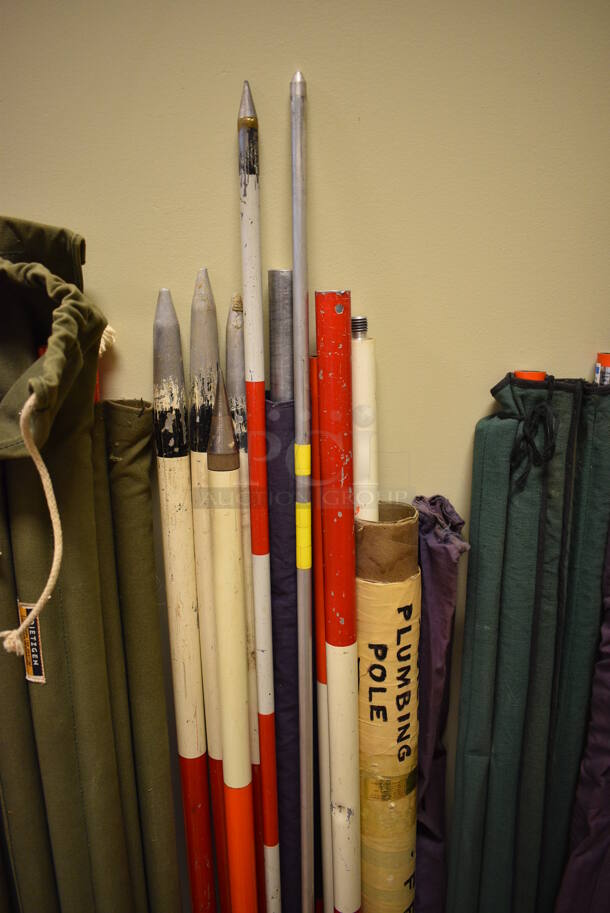 10 Various Poles for Surveying. Includes 52". 10 Times Your Bid! (room 122) - Image 4 of 7