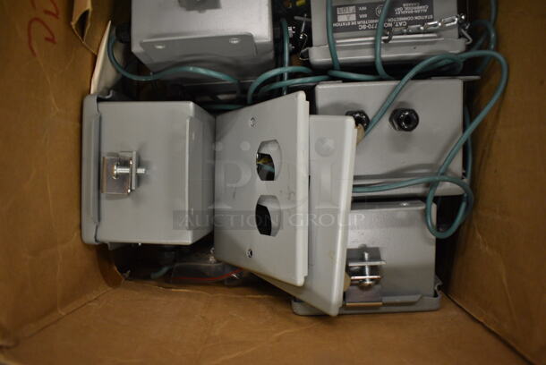 ALL ONE MONEY! Lot of Various Items Including Gray Metal Station Connector Boxes! (south basement 019) - Image 3 of 5