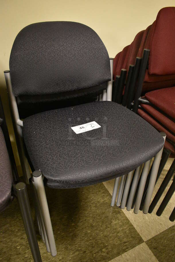 6 Chairs on Gray Legs. 19x18x32. 6 Times Your Bid! (room 103) - Image 2 of 5