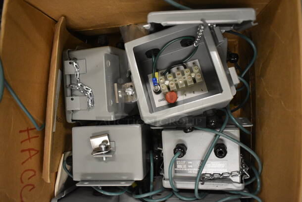 ALL ONE MONEY! Lot of Various Items Including Gray Metal Station Connector Boxes! (south basement 019) - Image 4 of 5