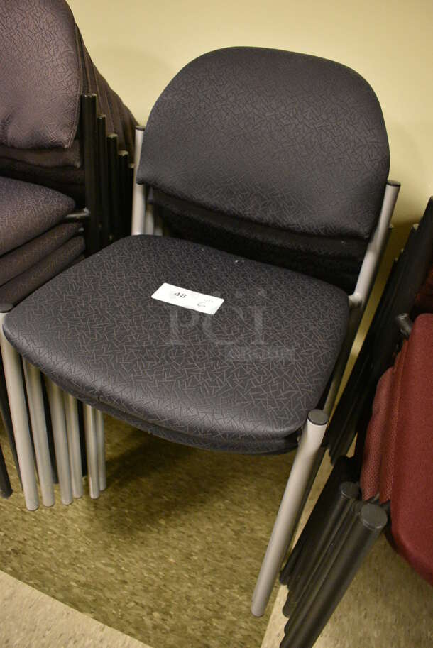 6 Chairs on Gray Legs. 19x18x32. 6 Times Your Bid! (room 103) - Image 3 of 5