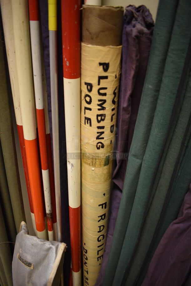 10 Various Poles for Surveying. Includes 52". 10 Times Your Bid! (room 122) - Image 7 of 7