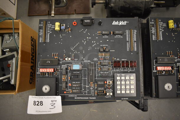 3 Various Items; 2 Lab-Volt Microprocessor Trainers and Lab-Volt Transducer Trainer. Includes 13x12x12. 3 Times Your Bid! (south basement 019) - Image 2 of 7