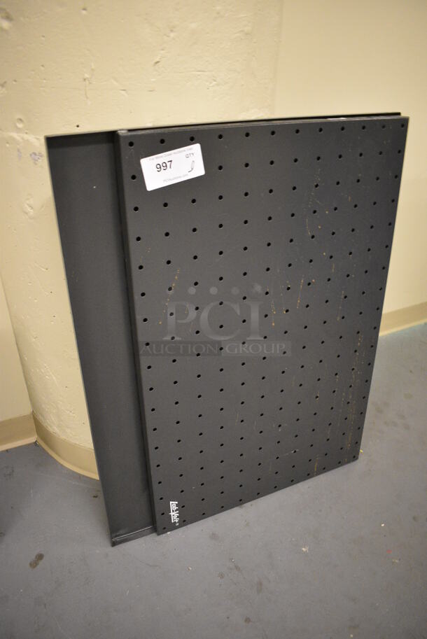 ALL ONE MONEY! Lot of 2 Gray Metal Pieces! Includes 23x1x35, 27.5x0.5x35. (south basement 017) - Image 2 of 3