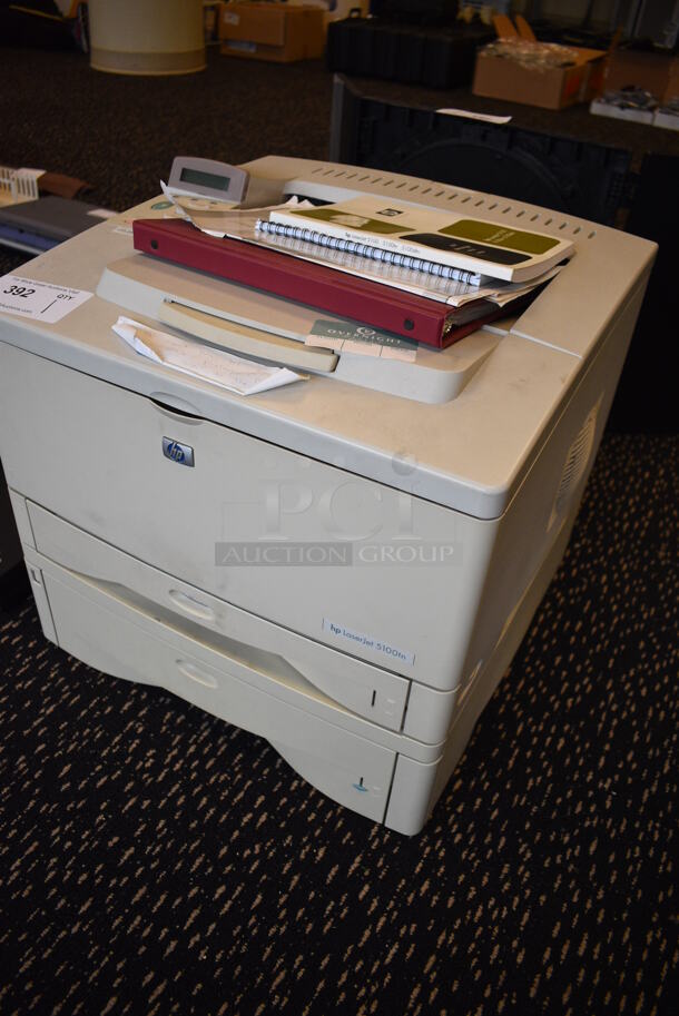 HP LaserJet 5100tn Countertop Printer. 19x25x17. (room 204) - Image 6 of 8