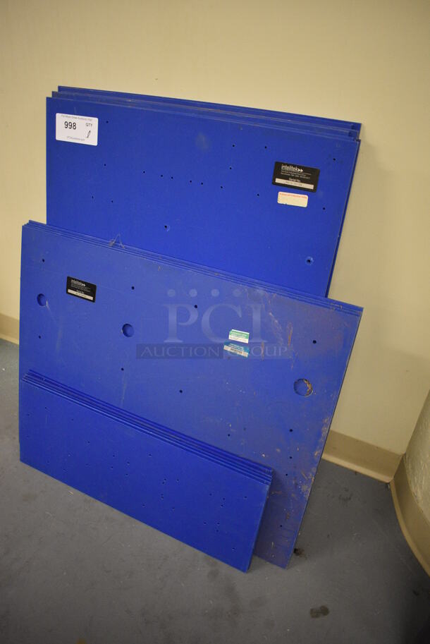 ALL ONE MONEY! Lot of Blue Metal Panels! Includes 24x32x0.5. (south basement 017) - Image 2 of 5