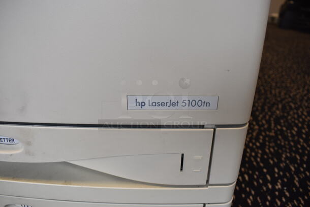 HP LaserJet 5100tn Countertop Printer. 19x25x17. (room 204) - Image 7 of 8