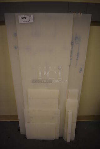 ALL ONE MONEY! Lot of Plastic Planks. Includes 24x48x0.5. (south basement 017)
