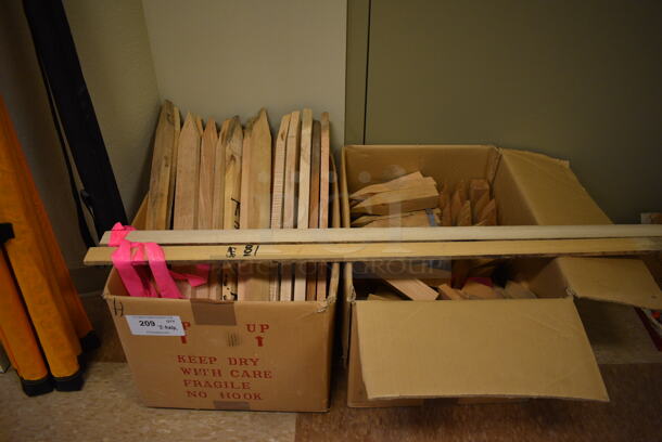 ALL ONE MONEY! Lot of Wooden Stakes! (room 122) - Image 4 of 4