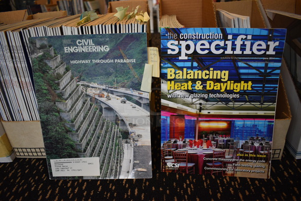 ALL ONE MONEY! Lot of 13 Boxes of Various Magazines Including Civil Engineering and Architectural Record. (room 204) - Image 4 of 12