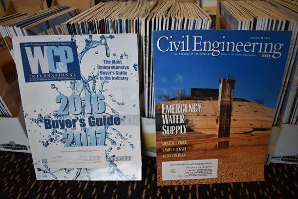 ALL ONE MONEY! Lot of 13 Boxes of Various Magazines Including Civil Engineering and Architectural Record. (room 204) - Image 8 of 12