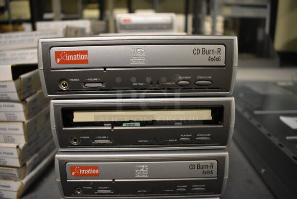 16 Imation CD Burn R Drives. 6x9x2. 16 Times Your Bid! (south basement 012) - Image 2 of 4