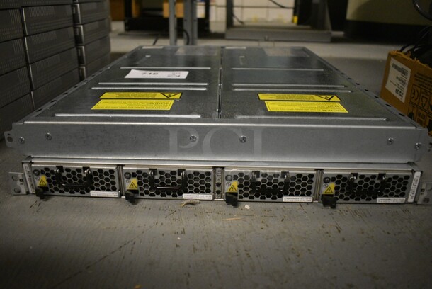 2 Various Metal Rack Units. 19x30x1.5, 19x24x1.5. 2 Times Your Bid! (south basement 012)