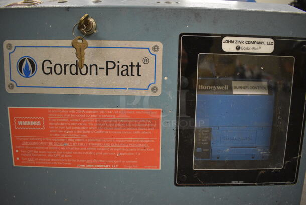 Gordon Piatt Metal Burner. 26.5x7x13. (north basement 004) - Image 3 of 9