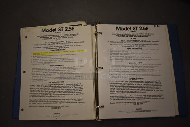 Baker ST2.5E Metal High Volt Testing Equipment. 12x12x6. (south basement 019) - Image 7 of 7