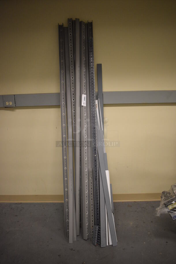 ALL ONE MONEY! Lot of Various Gray Metal Poles! Includes 79