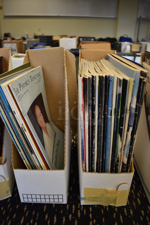 ALL ONE MONEY! Lot of 12 Boxes of Various Magazines Including Sky & Telescope and Physics Today. (room 204) - Image 8 of 11