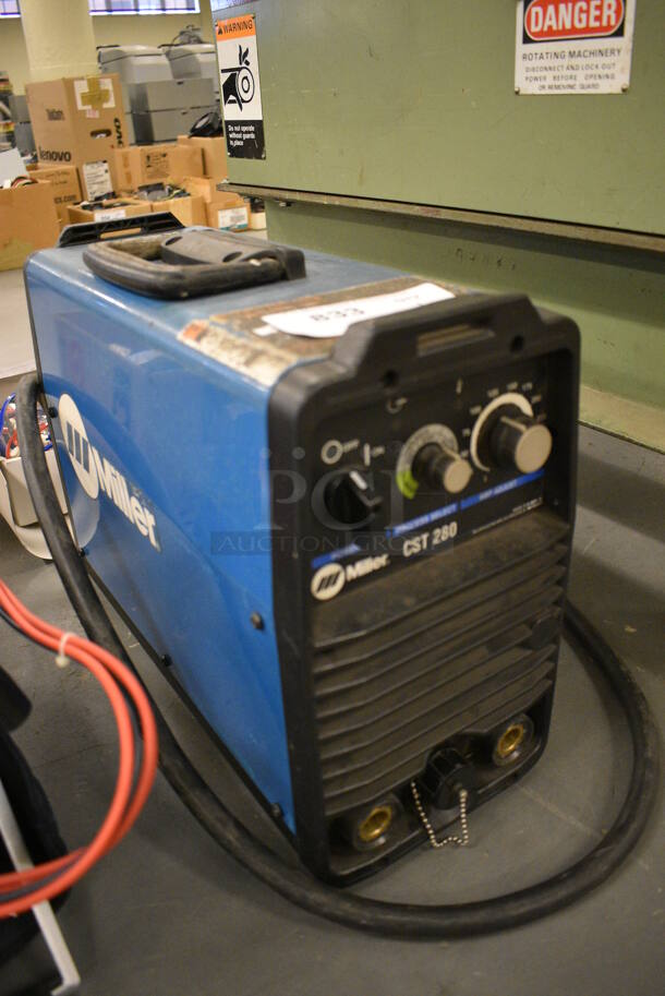 Miller Model CST280 Metal Electric Stick Welder. 7.5x17.5x12.5. Miller Model CST280  - Image 5 of 6