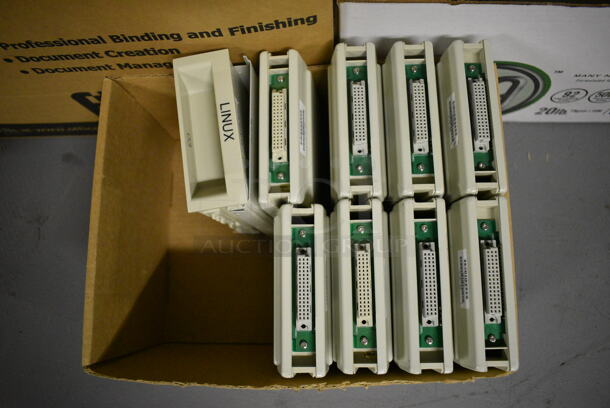 ALL ONE MONEY! Lot of 5 Boxes of White Electronic Units. 4.5x8x1.5. (south basement 012) - Image 2 of 8