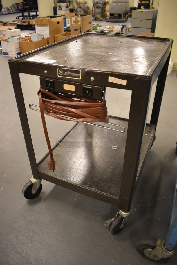 Wilson Metal Cart on Commercial Casters. 18x24x26. (south basement 019) - Image 2 of 3