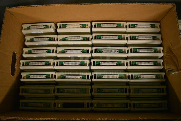 ALL ONE MONEY! Lot of 5 Boxes of White Electronic Units. 4.5x8x1.5. (south basement 012) - Image 4 of 8