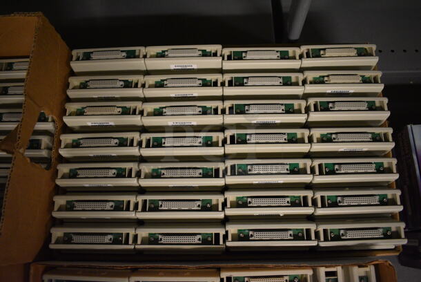 ALL ONE MONEY! Lot of 5 Boxes of White Electronic Units. 4.5x8x1.5. (south basement 012) - Image 5 of 8