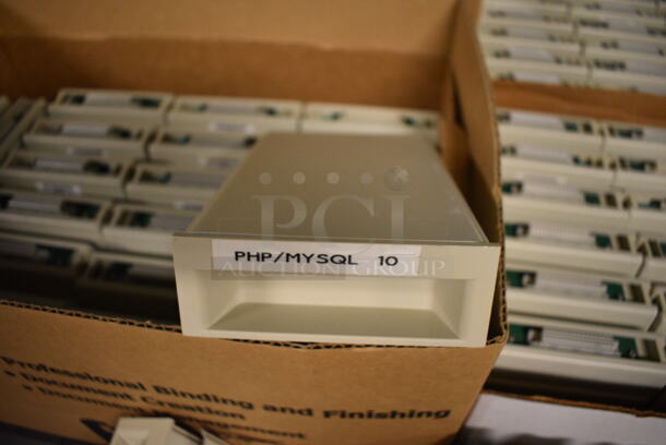 ALL ONE MONEY! Lot of 5 Boxes of White Electronic Units. 4.5x8x1.5. (south basement 012) - Image 7 of 8