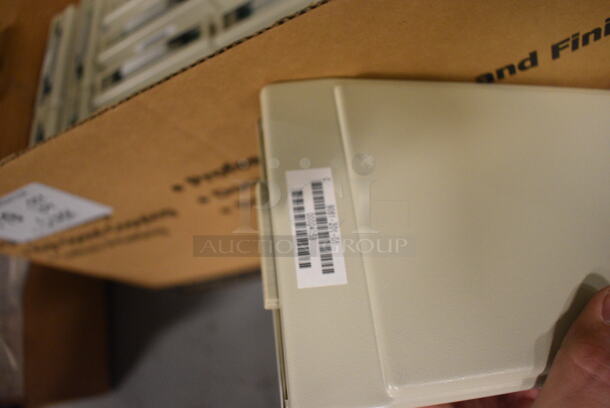 ALL ONE MONEY! Lot of 5 Boxes of White Electronic Units. 4.5x8x1.5. (south basement 012) - Image 8 of 8