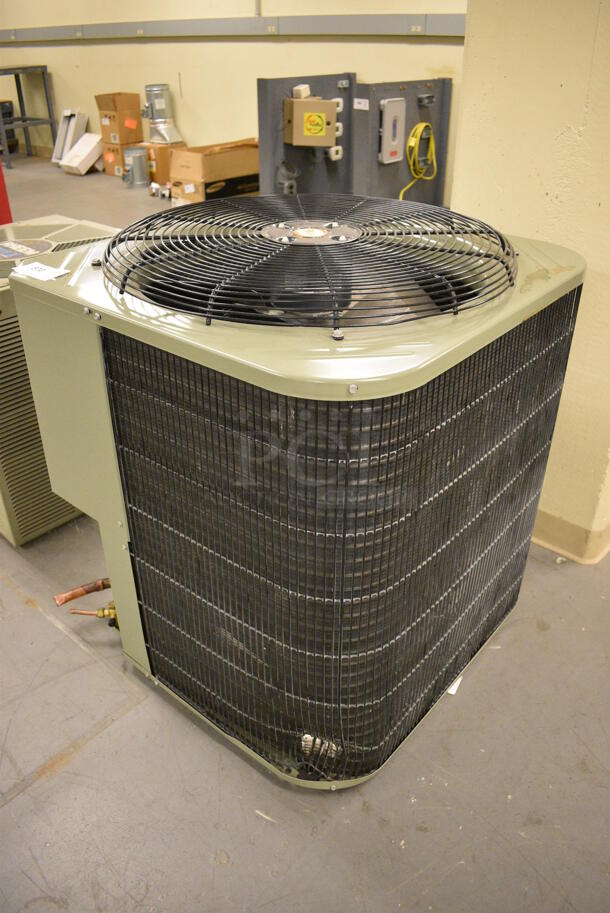 Payne Model PH13NR048-C Metal Commercial Central Air Conditioner. 208/230 Volts, 1 Phase. 30x30x35. (north basement 004) - Image 2 of 7