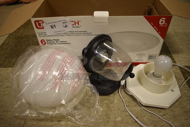 ALL ONE MONEY! Lot of 3 Light Fixtures. (room 103)